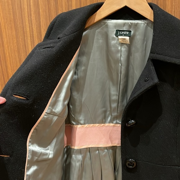 Black J Crew wool jacket - Picture 3 of 4